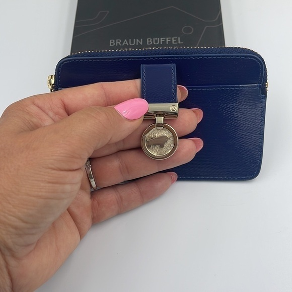 NEW Braun Buffel coin & credit card keychain wallet - Picture 4 of 8